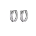 Circle Earrings for Women Vintage Punk Baroque Pearl Earrings Stainless Steel Ear Clip Women Jewelry Imitation Pearl Gift Mujer