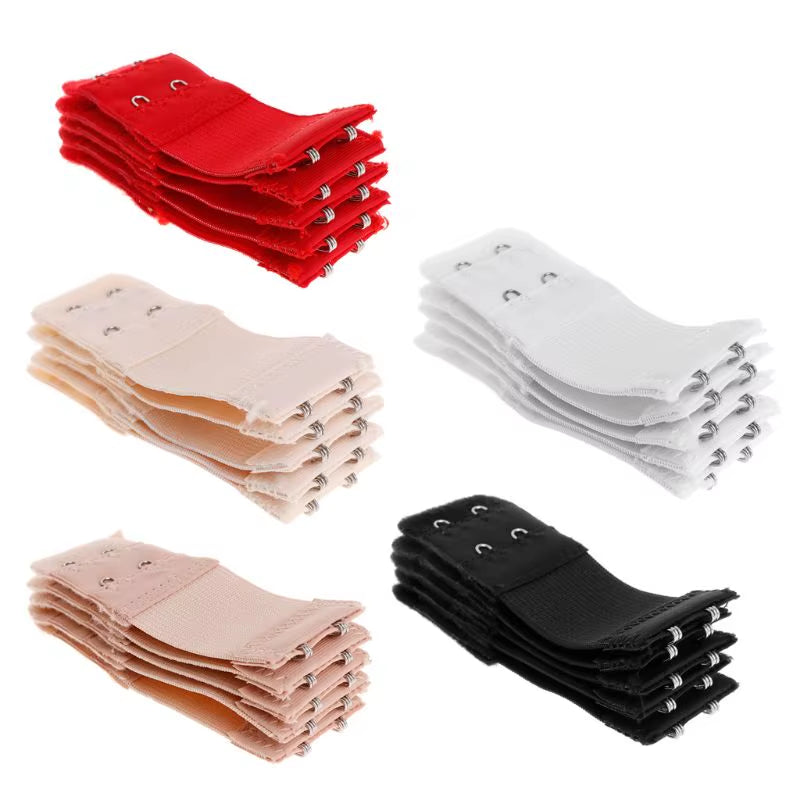Upgrade Your Fit: 5 Bra Extenders with 2 Hooks – Soft, Stretchable & Perfect for Strapless Styles