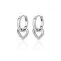 Circle Earrings for Women Vintage Punk Baroque Pearl Earrings Stainless Steel Ear Clip Women Jewelry Imitation Pearl Gift Mujer