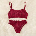 Sexy Ladies Bra Sets Polka Dot Mesh Sexy Lingerie Comfortable Thin Bra and Panty Set Ruffles Transparent Women'S Underwear Panty