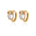 Circle Earrings for Women Vintage Punk Baroque Pearl Earrings Stainless Steel Ear Clip Women Jewelry Imitation Pearl Gift Mujer