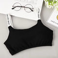 Sexy Seamless Detachable Padded Sling Cotton Bra Casual Letter Printing Bra without Steel Ring Fitness Breathable Ladies Bra