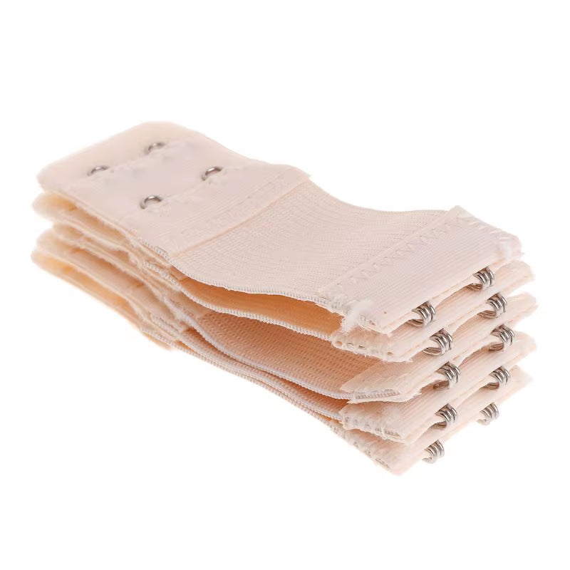 Upgrade Your Fit: 5 Bra Extenders with 2 Hooks – Soft, Stretchable & Perfect for Strapless Styles