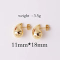 Extra Large Drop Earring Oversized Chunky Hoop Earrings for Women Girl Lightweight Hypoallergenic Gold Plated Big Earrings