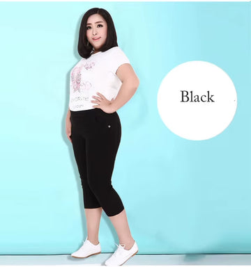 New Extra Large 6XL Women Pants Capris Pants High Waist Stretch Pencil Pants Skinny Trousers for Women Pantalon Sarouel Femme