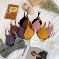 Wire Free Bras for Women Push up Bra Sexy Lingerie Comfort Bra Tops Female Brassiere Seamless Underwear Solid Intimates