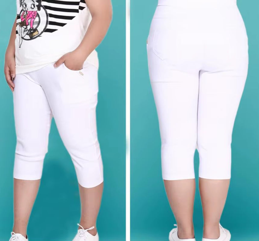 New Extra Large 6XL Women Pants Capris Pants High Waist Stretch Pencil Pants Skinny Trousers for Women Pantalon Sarouel Femme