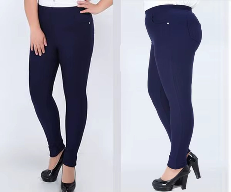New Extra Large 6XL Women Pants Capris Pants High Waist Stretch Pencil Pants Skinny Trousers for Women Pantalon Sarouel Femme