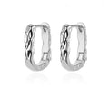 Circle Earrings for Women Vintage Punk Baroque Pearl Earrings Stainless Steel Ear Clip Women Jewelry Imitation Pearl Gift Mujer