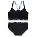 Cotton Girls Bra and Panty Sets Teenage Girls Cotton Padded Training Bra + Panties Kids Sports Bra Panties Underwear