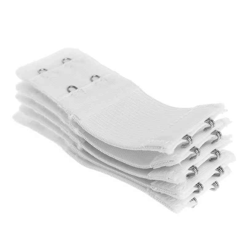 Upgrade Your Fit: 5 Bra Extenders with 2 Hooks – Soft, Stretchable & Perfect for Strapless Styles